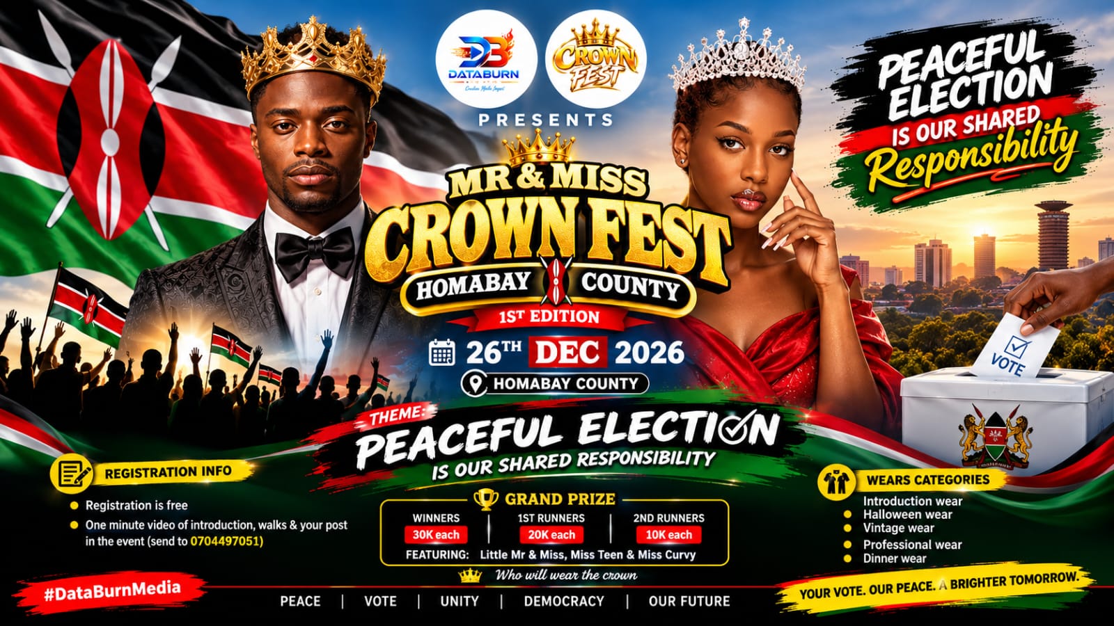 CROWN FEST HOMABAY COUNTY EDDITION poster